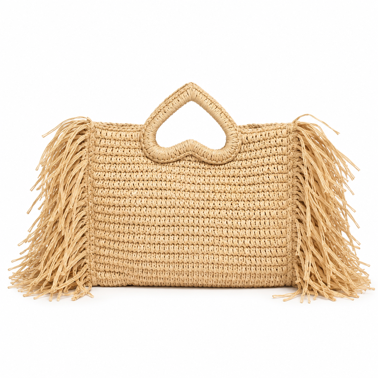 HEART FRINGE BAG