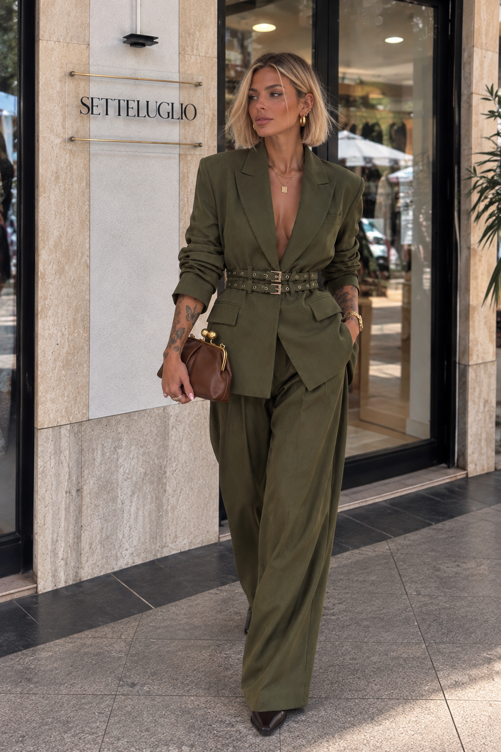 Tailleur Army Chic